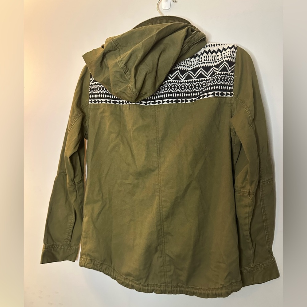 Roxy Winter Cloud Jacket Size Medium Olive Green … - image 4